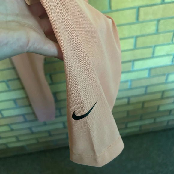 Nike Dri-Fit Blush Pink Athletic Gym Leggings Mesh Bottoms Size Small - Picture 4 of 6